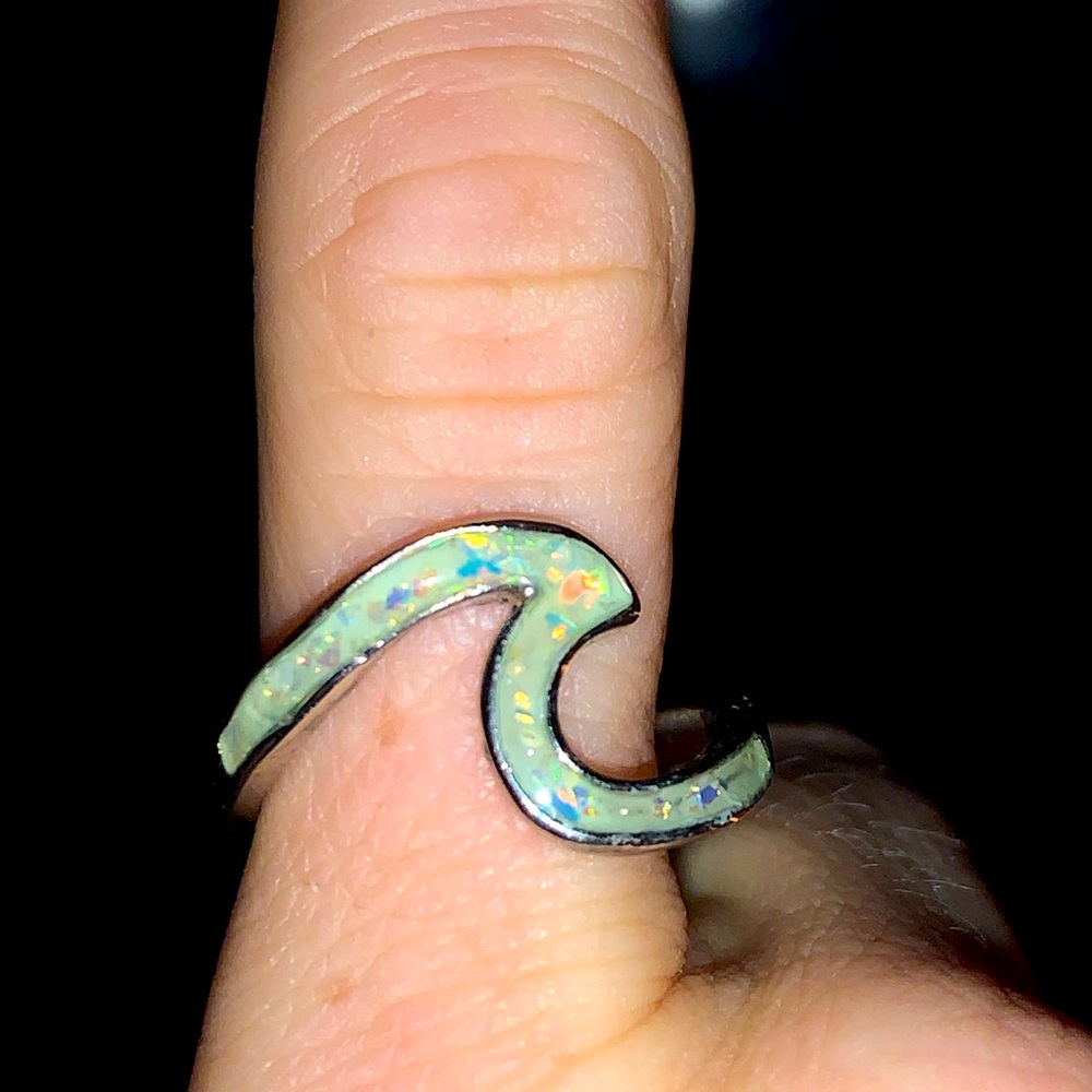 Sterling silver WAVE ring